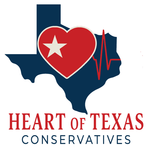 Heart of Texas Conservatives PAC — Texas outline with a heart and lone star